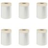 vidaXL Staubschutzfolie mit Klebeband 6 stk. Transparent 30 x 3300 cm
