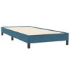vidaXL Boxspringbett ohne Matratze Dunkelblau 90x220 cm Samt