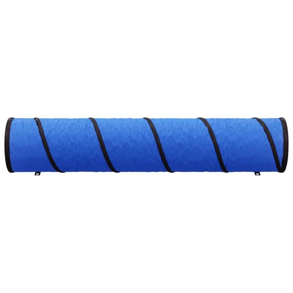 vidaXL Hundetunnel Blau Ø 40x200 cm Polyester
