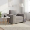vidaXL Sofa Stuhl Taupe 100x78x84 cm Stoff