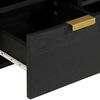 vidaXL TV-Schrank Schwarz 100x33x46 cm Holzwerkstoff