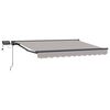 vidaXL Manueller Markisenrahmen mit LEDs 3 x 2,5 m