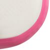 vidaXL Aufblasbare Gymnastikmatte mit Pumpe 700x100x20 cm PVC Rosa