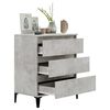 vidaXL Sideboard Betongrau 60x35x70 cm Holzwerkstoff