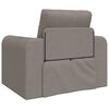 vidaXL Schlafsofa Taupe 98 x 71 x 83 cm Stoff