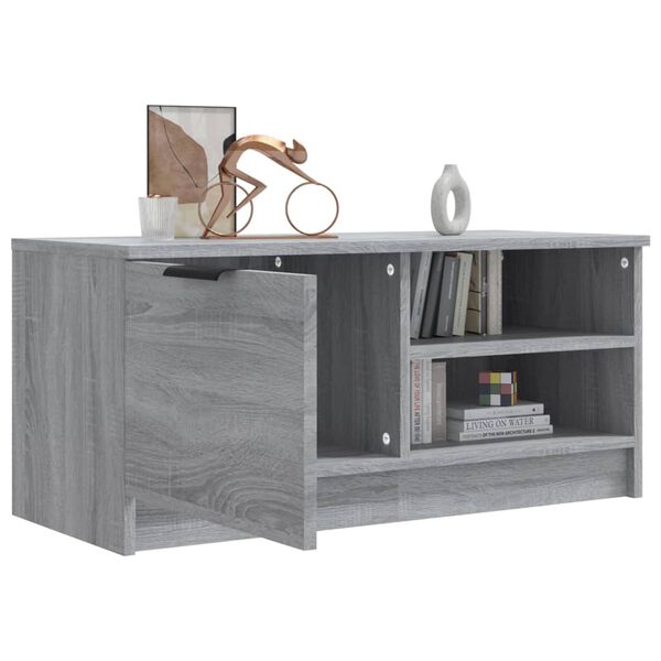 vidaXL TV-Schrank Grau Sonoma 80x35x36,5 cm Holzwerkstoff