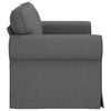 vidaXL Sofa Dunkelgrau Gesamtabmessungen: 155 x 82 x 80 cm (B x T x H)