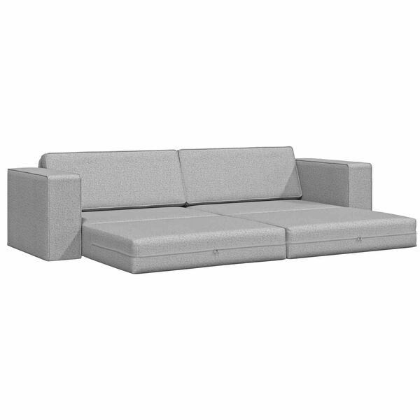 vidaXL Schlafsofa 200cm Wolkengrau Stoff