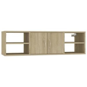 vidaXL Wandregal Sonoma-Eiche 102x30x29 cm Holzwerkstoff
