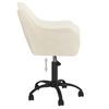 vidaXL Esszimmerst&uuml;hle 6 Stk. Drehbar Creme Samt