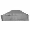 vidaXL Palettenkissen Grau 180 x 40 x 8 cm Oxford-Stoff