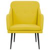 vidaXL Sessel Hellgelb 63x76x80 cm Stoff