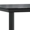 vidaXL 7-tlg. Garten-Essgruppe Schwarz Poly Rattan
