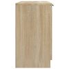 vidaXL Badschrank Sonoma-Eiche 64,5x33,5x59 cm Holzwerkstoff