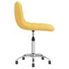 vidaXL B&uuml;rostuhl Drehbar Senfgelb Stoff