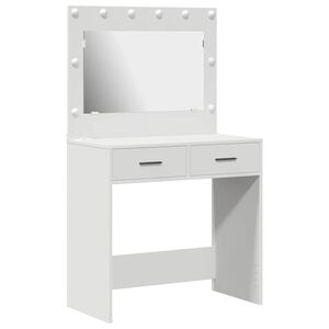 vidaXL Schminktisch mit Speicher Wei&szlig; 78,5 x 41 x 135 cm Holzwerkstoff