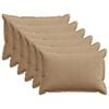vidaXL Kissenbezug 6 stk. HOUTEN Braun 50 x 75 cm Cord