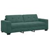 vidaXL 3-Sitzer-Sofa Dunkelgr&uuml;n 180 cm Samt