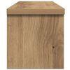 vidaXL K&uuml;chenregal Stapelbar Artisan-Eiche 60x15x16 cm Holzwerkstoff