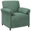 vidaXL 1-Sitzer Sofa Meergr&uuml;n 88 x 83 x 95 cm Samt