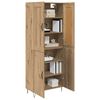 vidaXL Highboard Artisan-Eiche 69,5 x 34 x 180 cm Holzwerkstoff