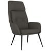 vidaXL Relaxsessel Dunkelgrau Wildleder-Optik
