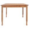 vidaXL 7-tlg. Garten-Essgruppe Massivholz Teak