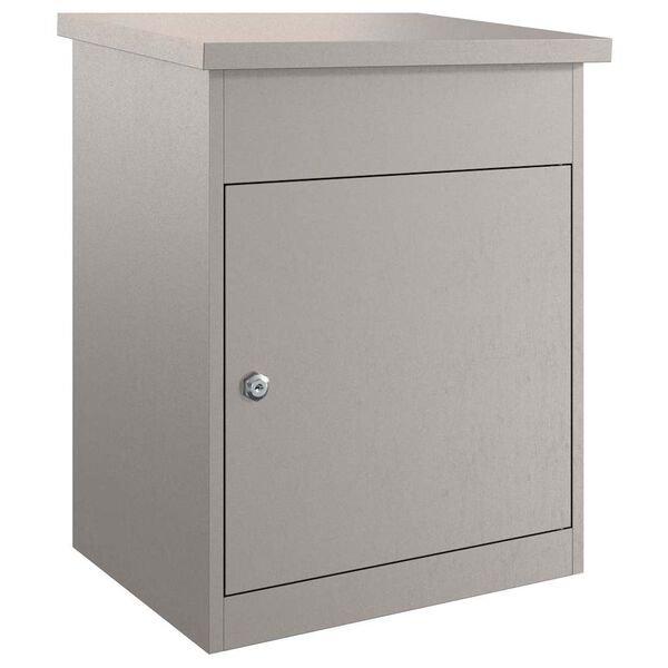 vidaXL Paketdrop-Box mit T&uuml;r Rostig 47,5 x 38 x 59 cm Wetterfeststahl