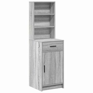 vidaXL Highboard Graues Sonoma 40 x 40,5 x 135 cm Holzwerkstoff