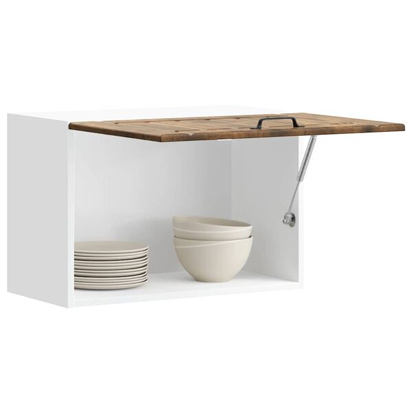 vidaXL K&uuml;chen-H&auml;ngeschrank Lucca R&auml;uchereiche Holzwerkstoff