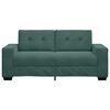 vidaXL Zweisitzer-Sofa Dunkelgrün 140 cm Samt