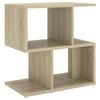 vidaXL Nachttisch Sonoma-Eiche 50x30x51,5 cm Holzwerkstoff