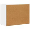 vidaXL Sideboard Wei&szlig; 80,5 x 35 x 59 cm Holzwerkstoff