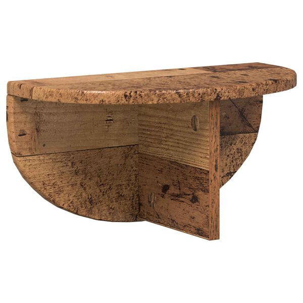 vidaXL Wandregal Wandmontiert Altholz 38 x 19 x 19 cm Holzwerkstoff