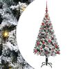 vidaXL K&uuml;nstlicher Weihnachtsbaum Wei&szlig; 120 cm