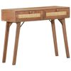 vidaXL Konsolentisch 100x35x76 cm Mango Massivholz