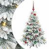 vidaXL K&uuml;nstlicher Weihnachtsbaum mit 150 LEDs Wei&szlig; 120 cm PE und PVC