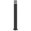 vidaXL Wegeleuchte Schwarz 110 cm Aluminium
