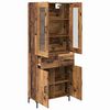 vidaXL Highboard mit Schubladen 2 pcs Altholz Holzwerkstoff