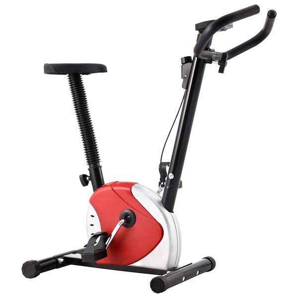 vidaXL Heimtrainer mit Riemenantrieb Rot
