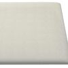 vidaXL Wandkopfteilen 12 pcs Creme 60 x 30 cm Samt