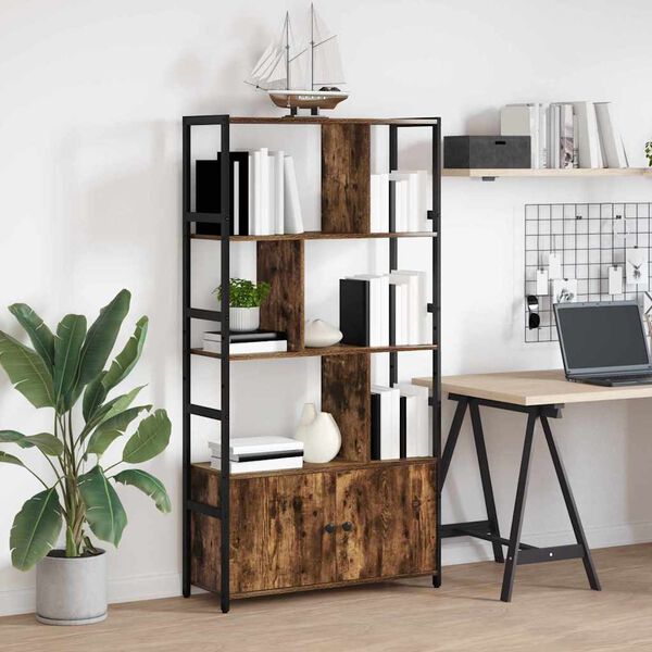 vidaXL B&uuml;cherregal Ger&auml;ucherte Eiche 80 x 30 x 155,5 cm Holzwerkstoff