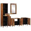 vidaXL Badezimmerschrank-Set mit T&uuml;r 4 pcs Honigbraun Massivholz Mango