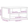 vidaXL Druckerst&auml;nder Artisan-Eiche 40 x 32 x 22,5 cm Holzwerkstoff