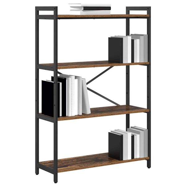 vidaXL B&uuml;cherregal Altholz 80 x 30 x 120 cm Holzwerkstoff
