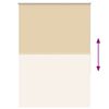 vidaXL Verdunkelungsrollo Beige 100x130cm Stoffbreite 95,7cm Polyester
