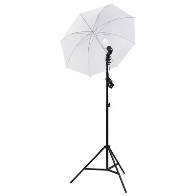 vidaXL Fotostudio-Set mit Lampen, Schirmen, Hintergrund und Reflektor