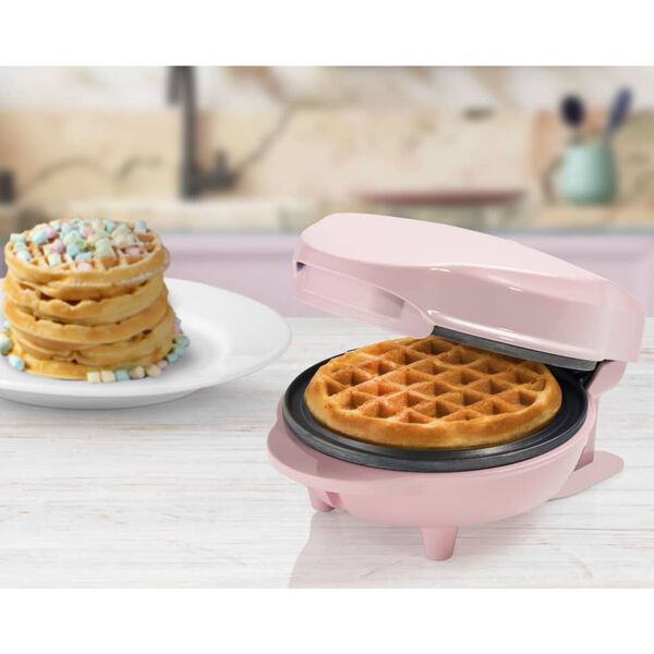 Bestron Mini-Waffeleisen AMW500P 550 W Rosa