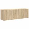 vidaXL TV-Wandschrank 2 pcs Sonoma-Eiche 59,5 x 31 x 40 cm