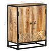 vidaXL Sideboard Handgeschnitzt 60x35x75 cm Massivholz Mango